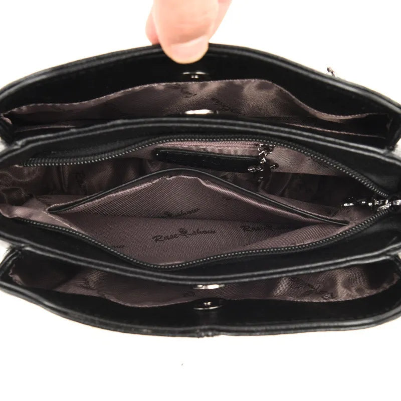 Women High Small Shoulder Bag Handbag Plaid Handbags