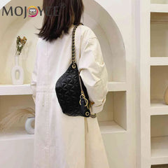 Women Fanny Chest Bag Female Waist Purse Shoulder Bags Ladies PU Leather
