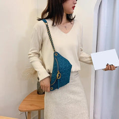 Women Fanny Chest Bag PU Leather Waist Purse Shoulder Crossbody