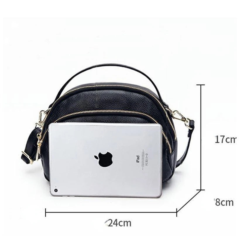 Multi-layer PU Leather Small Shoulder Bag