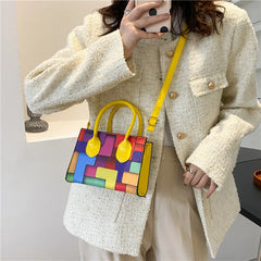 Small Square Shoulder Messenger Crossbody Bag Clutch