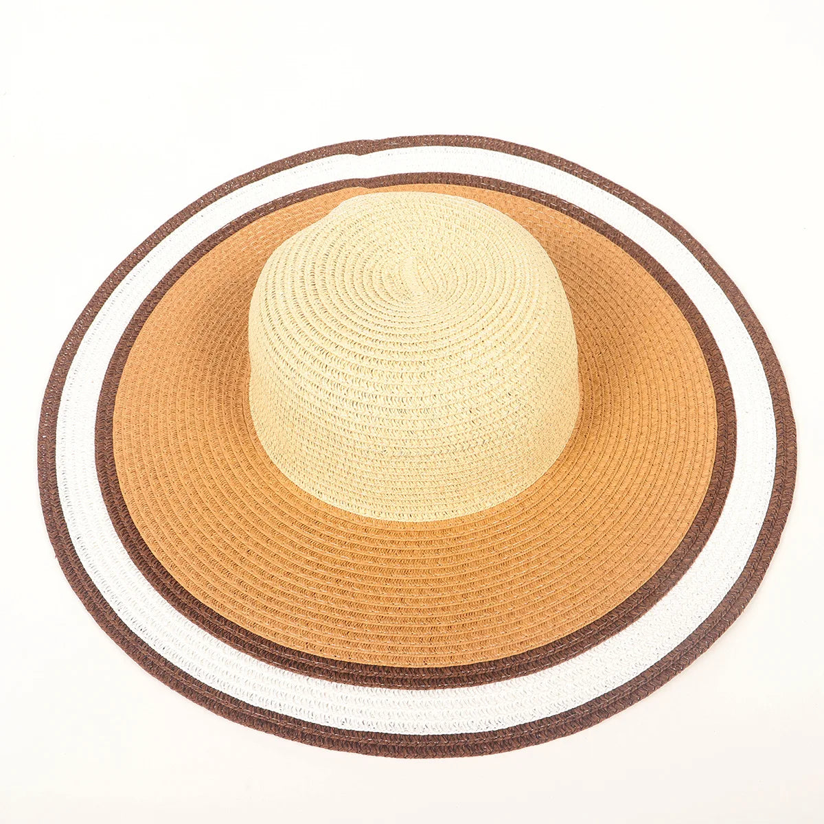Boho Style Beach Bag & Vacation Hat Set, Straw Summer Tote