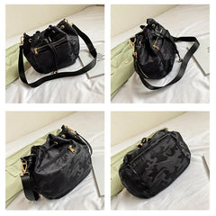 Women Camouflage Waterproof Nylon Shoulder Bag Crossbody Bag