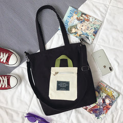 Women Canvas Bag Japan Korea Girls School Book Shoulder Messenger