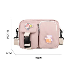 Canvas Crossbody Bags Small Shoulder Bag Messenger Pouch Handbags
