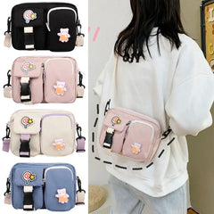 Canvas Crossbody Bags Small Shoulder Bag Messenger Pouch Handbags