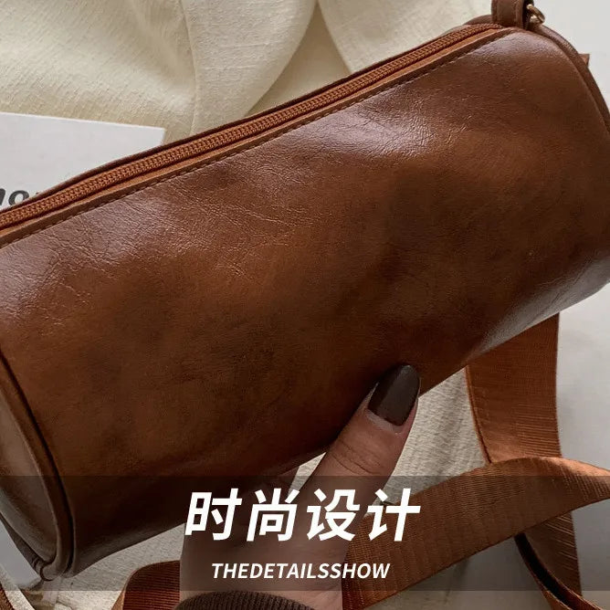 Soft Leather Shoulder Crossbody Bag for Women