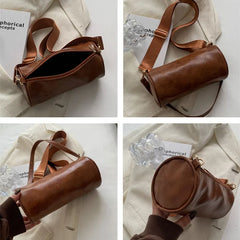 Soft Leather Shoulder Crossbody Bag for Women
