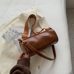 Soft Leather Shoulder Crossbody Bag for Women