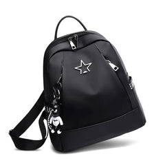 Women Casual Travel Backpack Female Multi-Function Oxford Cloth Shoulder Bag