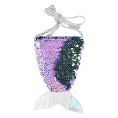 Double Sided Sequin Purse Shoulder Wallet Mini Bag
