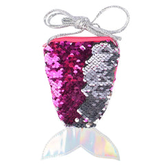 Double Sided Sequin Purse Shoulder Wallet Mini Bag