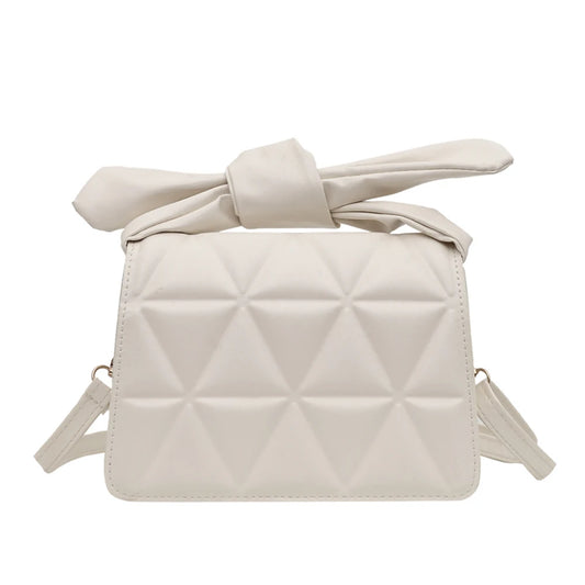 Women Geometric Embossing Crossbody Bag PU Leather Shoulder Bags