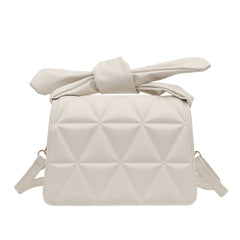 Women Geometric Embossing Crossbody Bag PU Leather Shoulder Bags