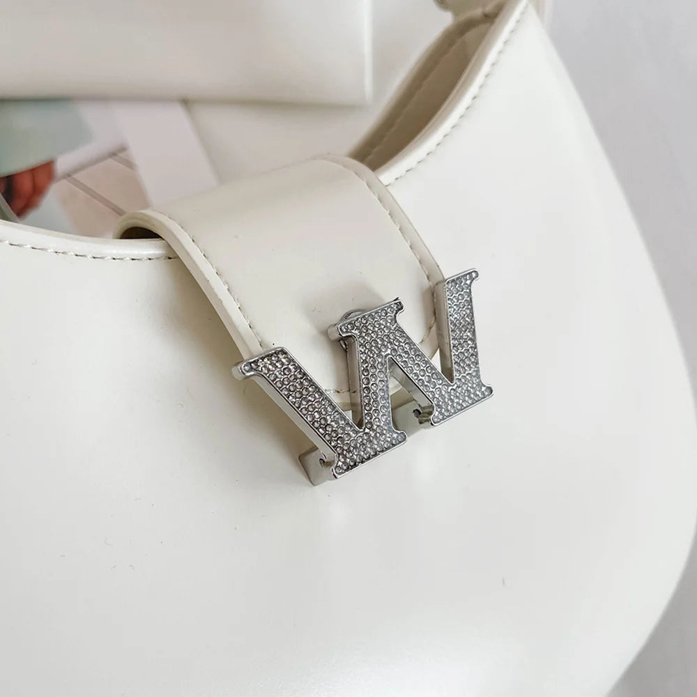 Women Handbags Retro Shoulder Underarm Bag Lipstick