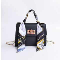 Mini Chain Bag Handbags Small Silk Scarf Shoulder Bags