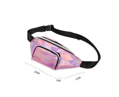 Women Laser Waist Bag Female Casual Sport Belt Bag Fanny Pack Waist Pack Bum Bag