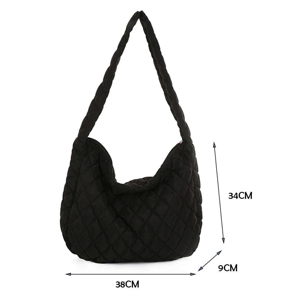 Women Lattice Shoulder Bag Casual Crossbody Bags