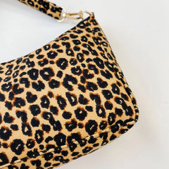 Leopard Prints Composite Bags Zipper Handbag