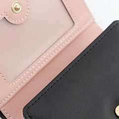 Artificial Leather Underarm Phone Envelope Clutch Bag