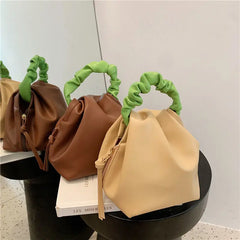 Women Casual Fold Handbags Spring Messenger Bags All-match Phone Pouch