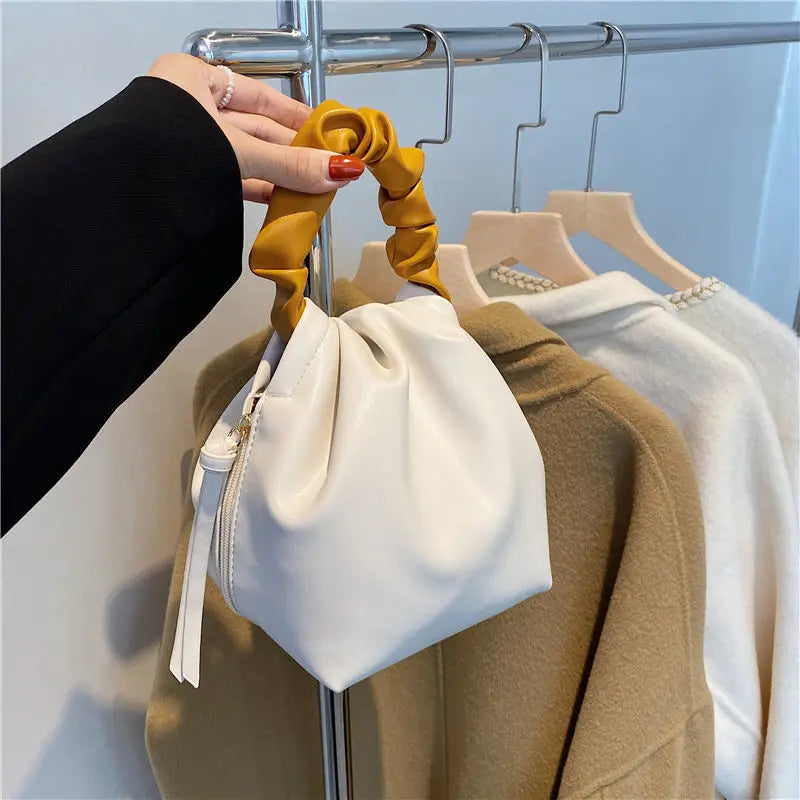 Women Casual Fold Handbags Spring Messenger Bags All-match Phone Pouch