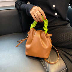Women Casual Fold Handbags Spring Messenger Bags All-match Phone Pouch