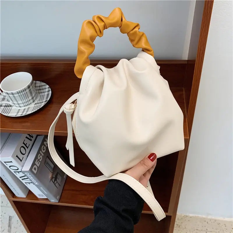 Women Casual Fold Handbags Spring Messenger Bags All-match Phone Pouch