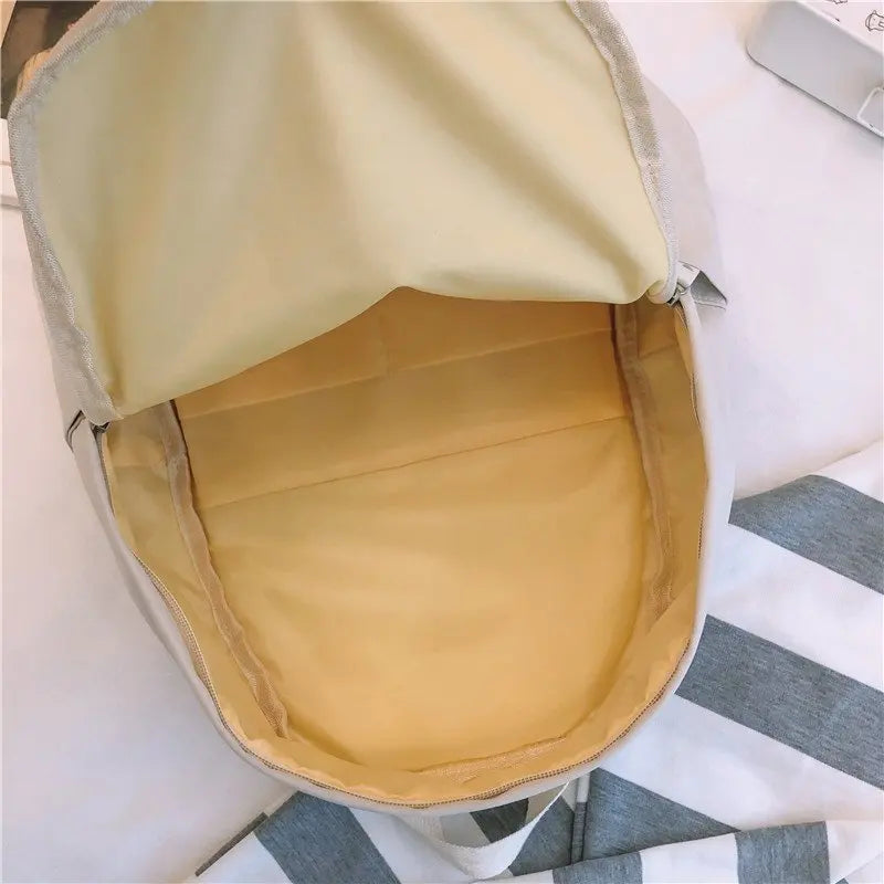 Women Portable Travel Backpack Nylon Shoulder Girl Laptop Bag