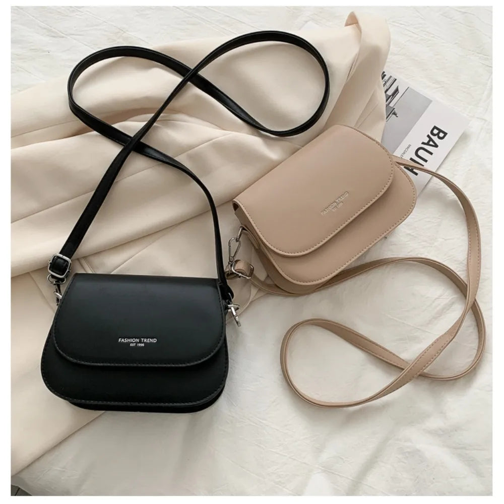 Women Letter Handbag Ladies PU Leather Shoulder Bag