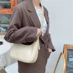 Stylish Women Shoulder Bag Solid Crossbody Bag for Daily Use