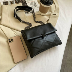 Women Style Pu Crossbody Bag Small Flap Shoulder Messenger Bag
