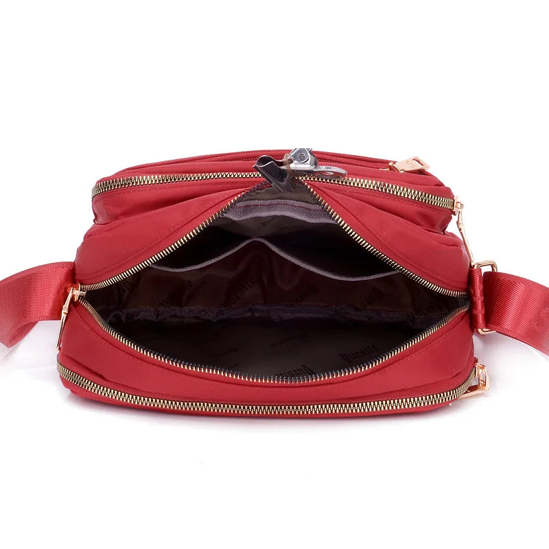 Women Waterproof Nylon Crossbody Bag