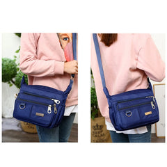 Waterproof Nylon Shoulder Bag Large Capacity Crossbody Bag
