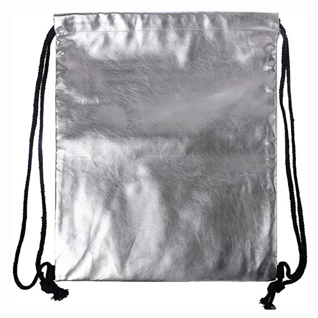 Women Solid Handbag Drawstring Backpack Tote Ladies Purse