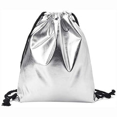Women Solid Handbag Drawstring Backpack Tote Ladies Purse