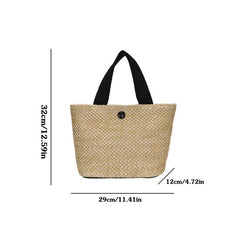 Bohemian Woven Straw Shoulder Bag