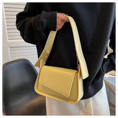 Vintage PU Leather Shoulder Bag Crossbody Chain Small Square Bag
