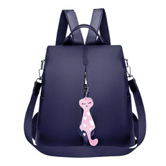Women Wild Oxford Cloth Mother Student Bag Small Backpack Shoulder Bag
