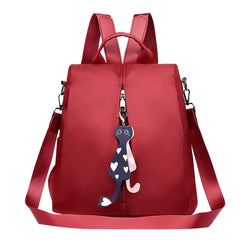 Women Wild Oxford Cloth Mother Student Bag Small Backpack Shoulder Bag