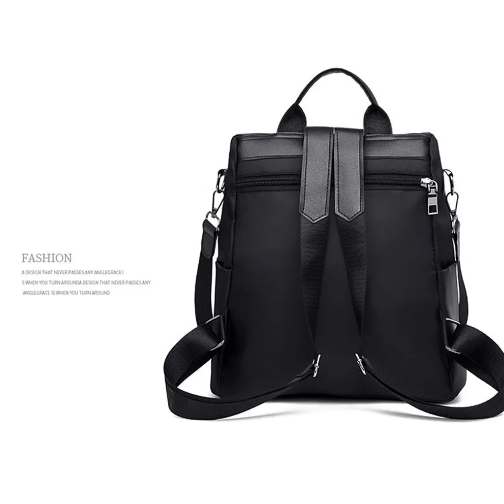 Women Wild Oxford Cloth Mother Student Bag Small Backpack Shoulder Bag