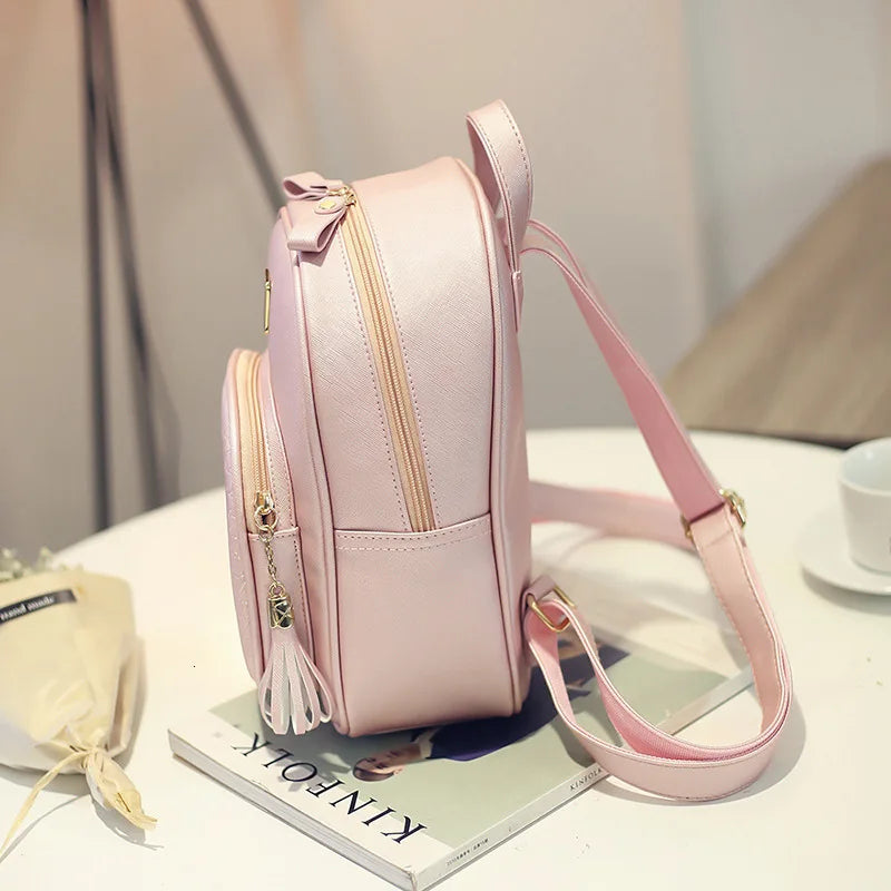 Sequins Women Backpack School Bag Female College Travel Bag