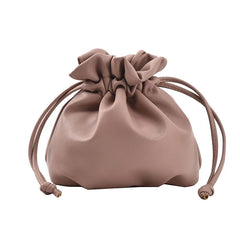 Women Shoulder Bag PU Leather Bucket Bag Crossbody Bag