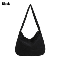Women Cotton Padded Winter Tote Shoulder Bag