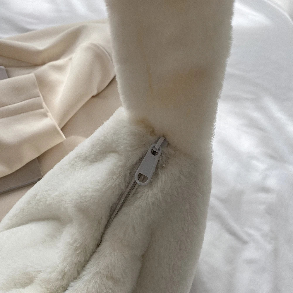 Soft Fluffy Tote Shoulder Bag for Women
