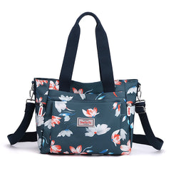 Floral Nylon Shoulder Crossbody Bag Messenger Satchel Tote Purse