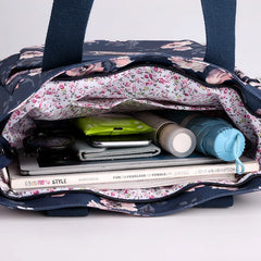 Floral Nylon Shoulder Crossbody Bag Messenger Satchel Tote Purse