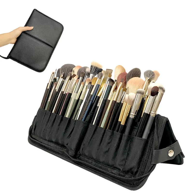 Women Makeup Brush Bag Travel Cosmetic Toiletry Case Beauty Tools Pouch