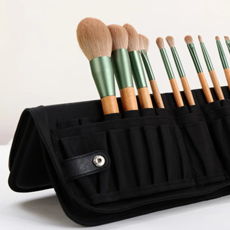 Women Makeup Brush Bag Travel Cosmetic Toiletry Case Beauty Tools Pouch