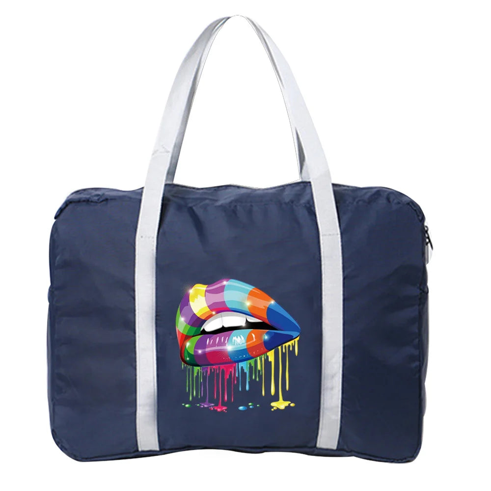 Foldable Travel Bag Outdoor Luggage Storage Bags Waterproof Duffle Pack